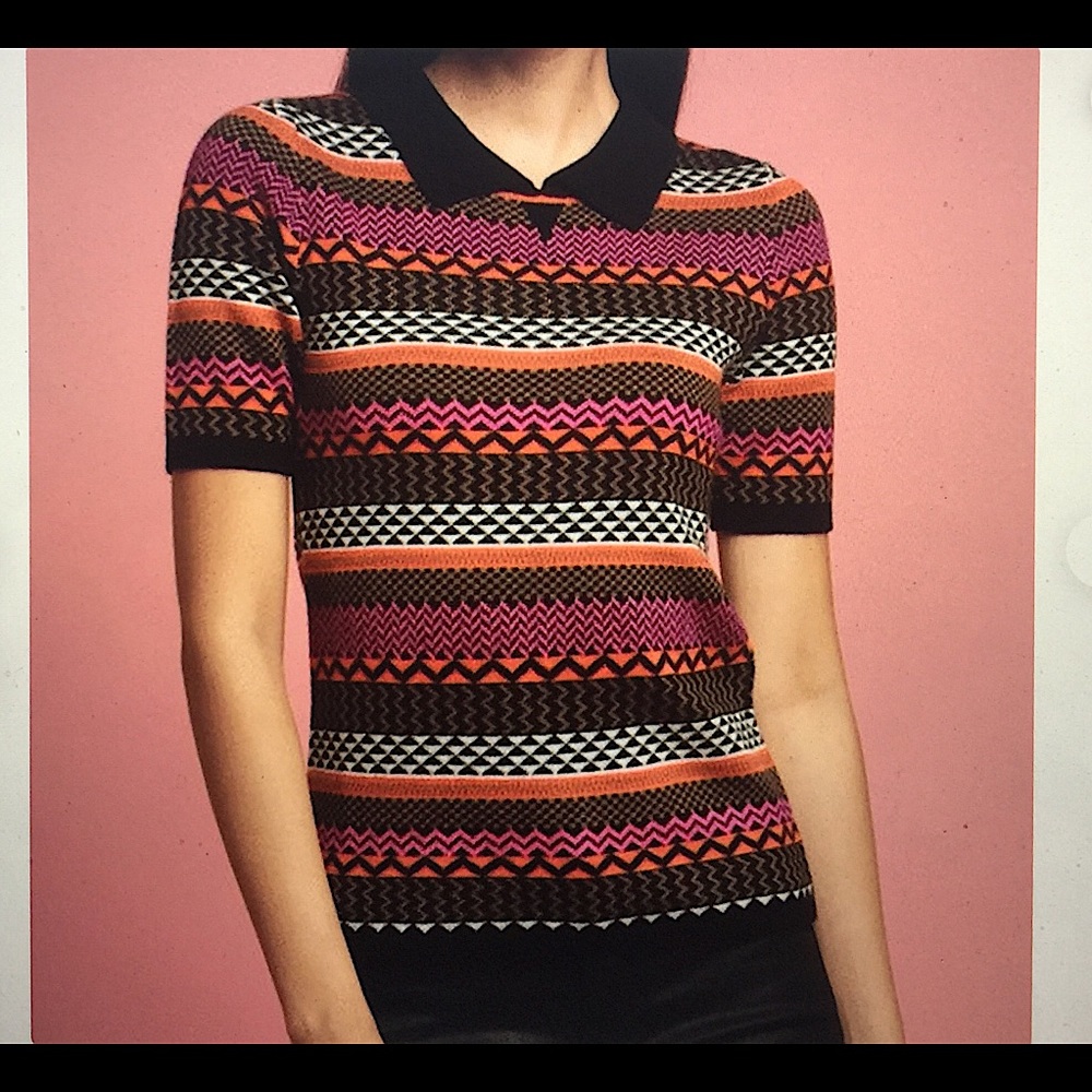 EVA FRANCO Chevron Sweater